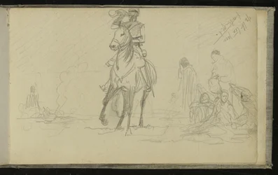 Studie till "Gryning av Waterloo", 1893